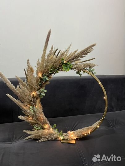 Композиции из колосьев/ пампасной травы