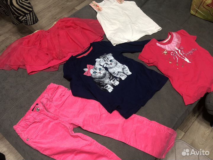 Вещи для девочки рост 116