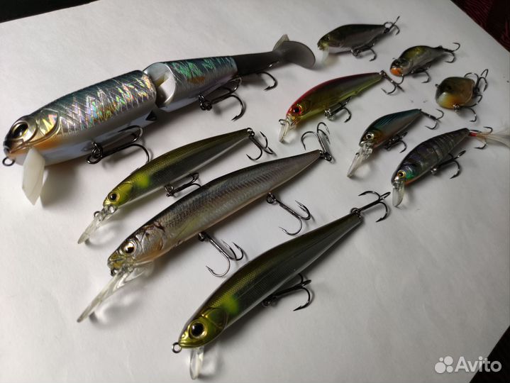 Японские воблеры zipbaits, imakatsu, bassday