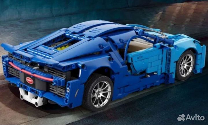 Конструктор Гоночная Машина Bugatti Chiron,1388д