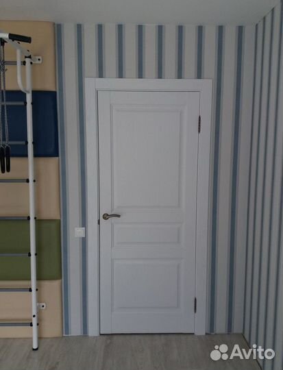 Двери белые с коробкой