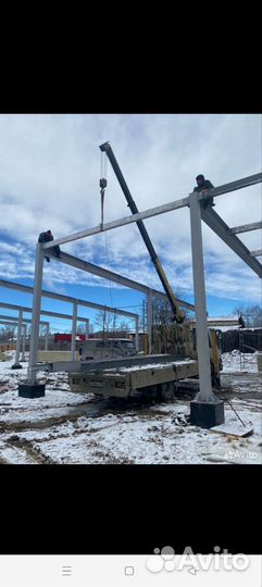 Монтаж Металлоконструкций лстк сэндвич-панели