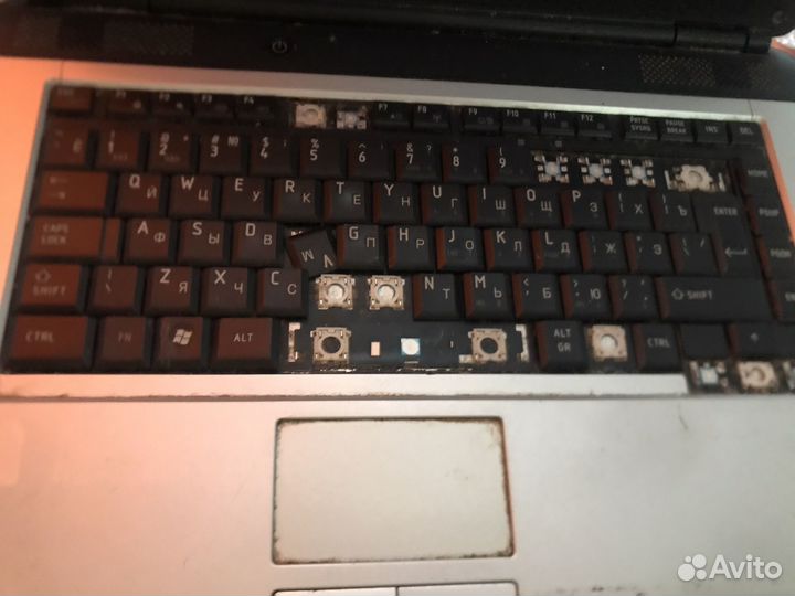 Ноутбук toshiba на запчасти