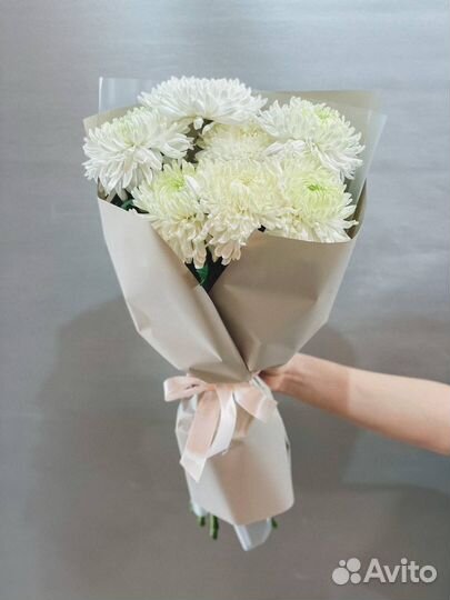 Букет из хризантем