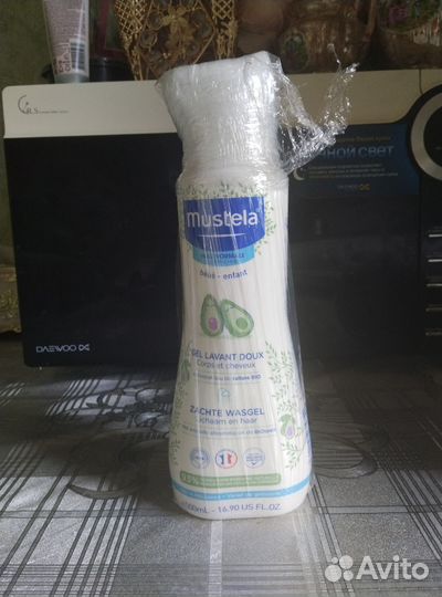 Гель для купания детский мустела