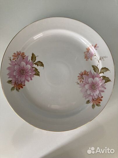 Блюдо большое и супница Фарфор СССР Богдановичи