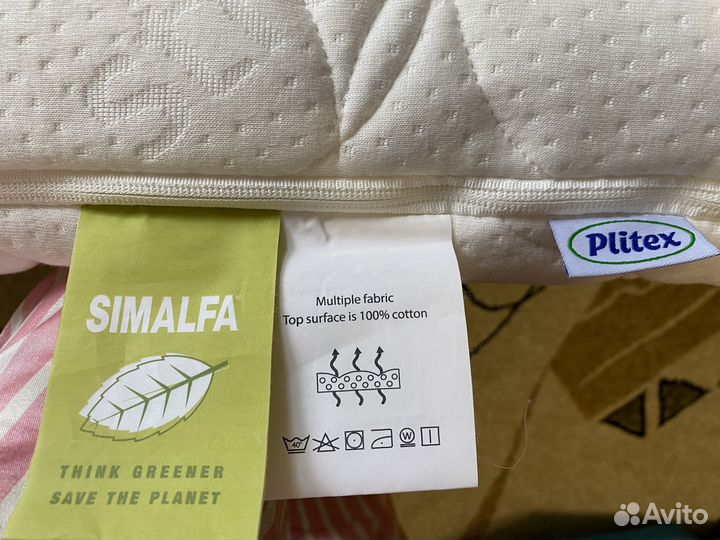 Продаю матрас Plitex комфорт-элит и наматрасник