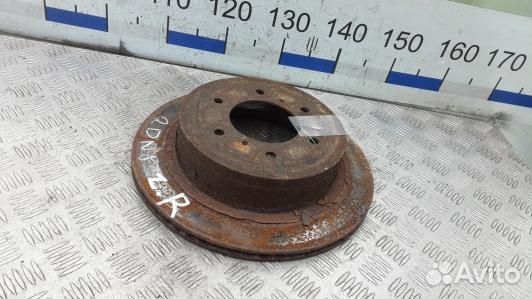 Диск тормозной задний mitsubishi pajero 4 (2DN08L9