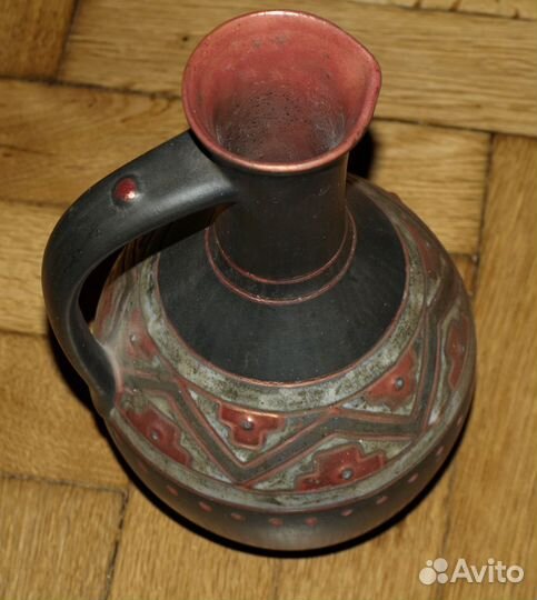 Керамический кувшин ручной работы, Армения. 1974г