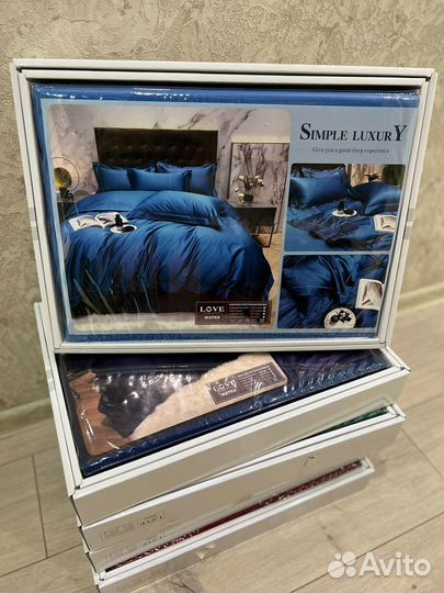 Постельное белье сатин евро