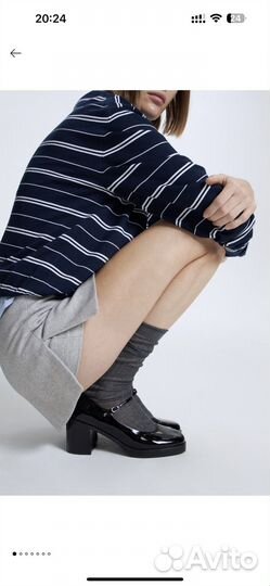 Черные туфли lime кожаные новые