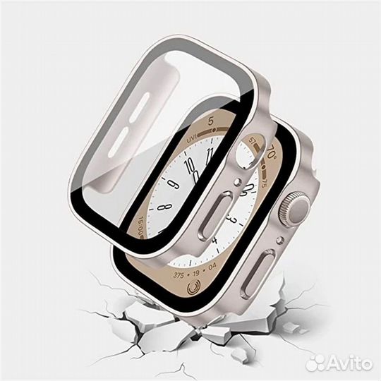 Защитное стекло чехол Apple Watch 9 45 mm