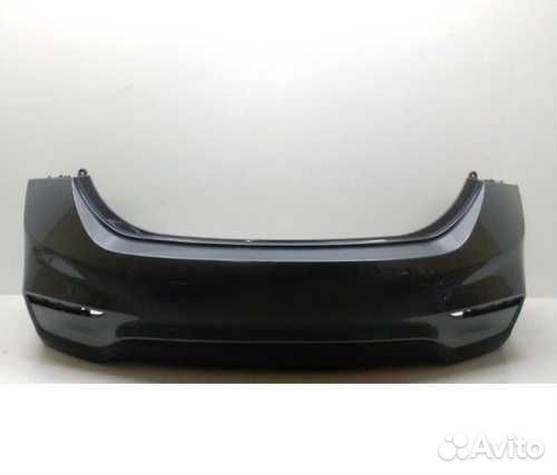 Бампер задний Hyundai Solaris 2 (2017-2020) черный