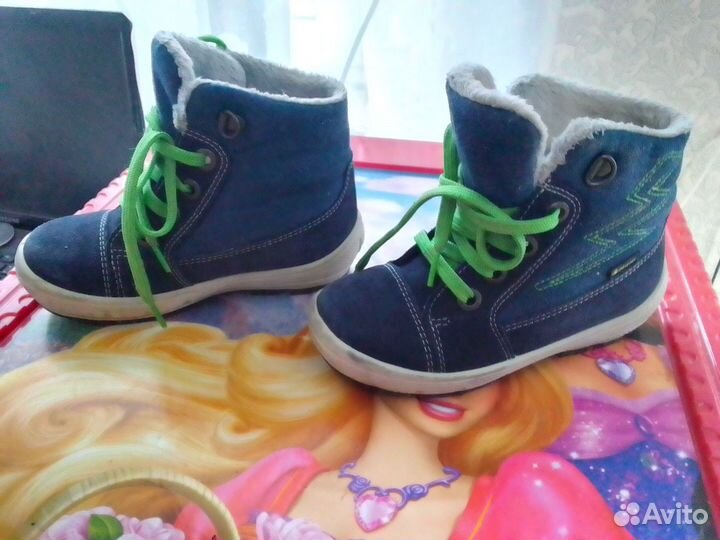 Утеплённые ботинки