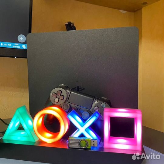 Прошитая Playstation 4 / slim / 1000 GB все игры б