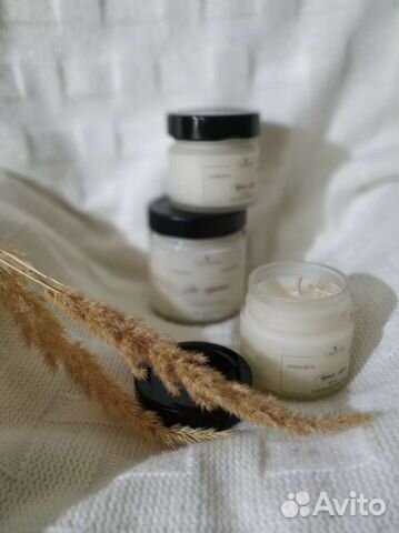 Ароматическая свеча ручной работы 100 мл