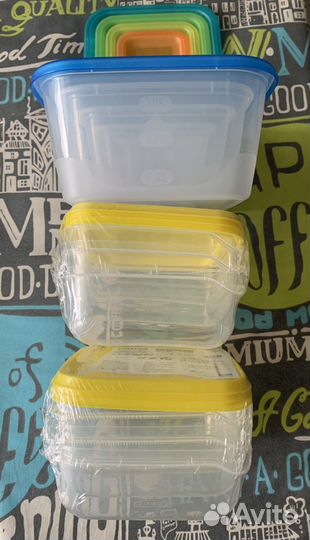 Бокс контейнер для пищевых продуктов Икеа Pruta