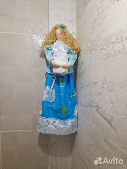 Кукла для ванной комнаты