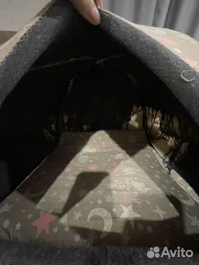 Лежанка домик для собаки