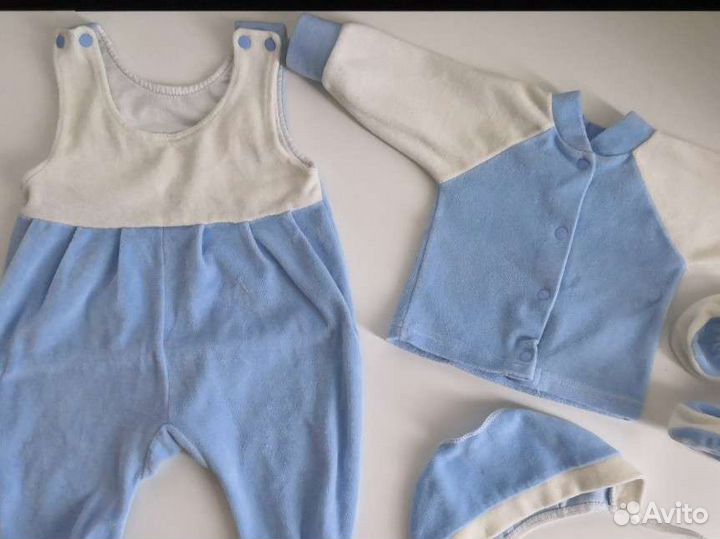 Велюровый костюм для мальчика