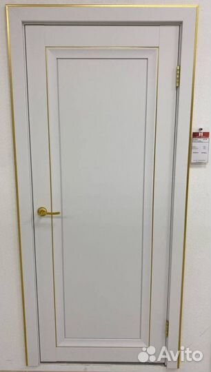 Дверь межкомнатная Деканто латунь