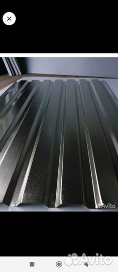 Профнастил лист для забора оцинкованный