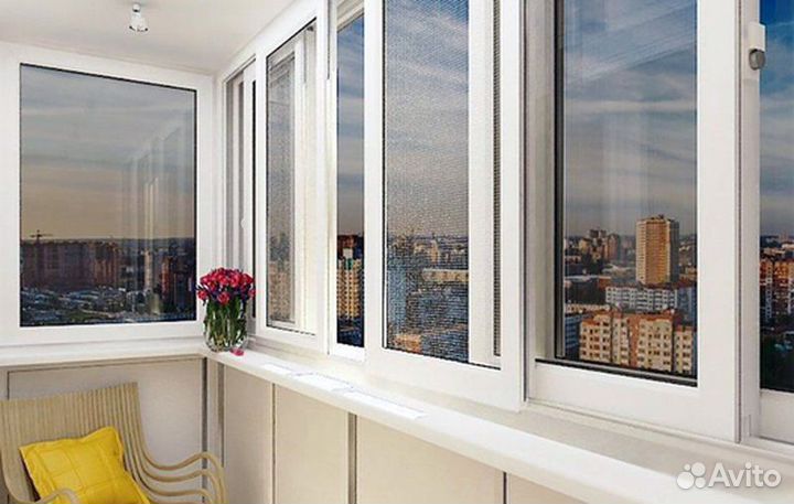 Остекление балконов и лоджий. Отделка балконов