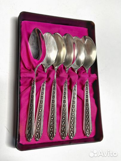 Ложки чайные мельхиор СССР винтаж