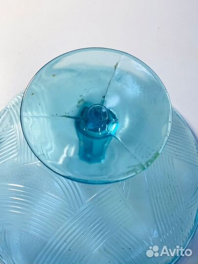 Ваза для фруктов на ножке СССР