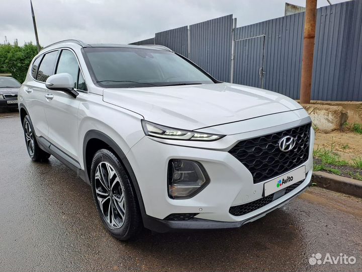 Hyundai Santa Fe 2.2 AT, 2018, 75 000 км