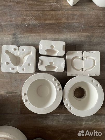 Формы для отливки керамической посуды и ваз