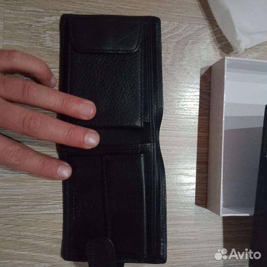 Кошелек мужской кожаный