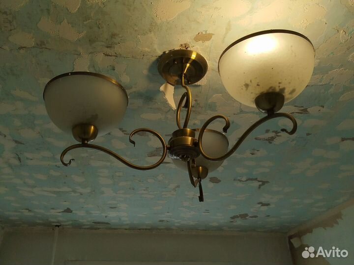 Люстра бронза