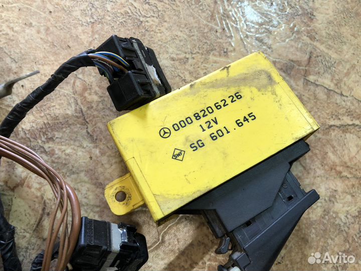 Подогрев сидений W124 рестайл