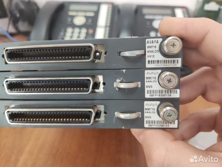 Плата, медиамодуль avaya MM716
