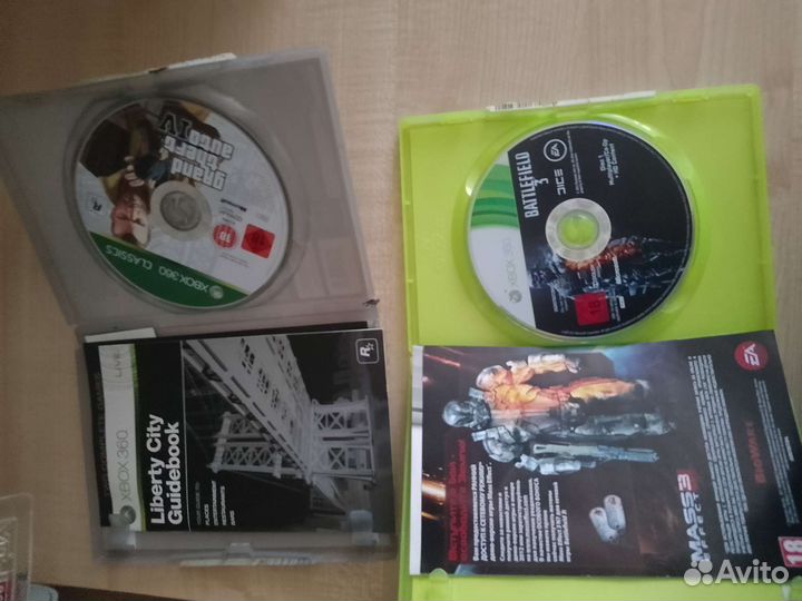 Диски xbox 360: Mortal Kombat 9, GTA 4