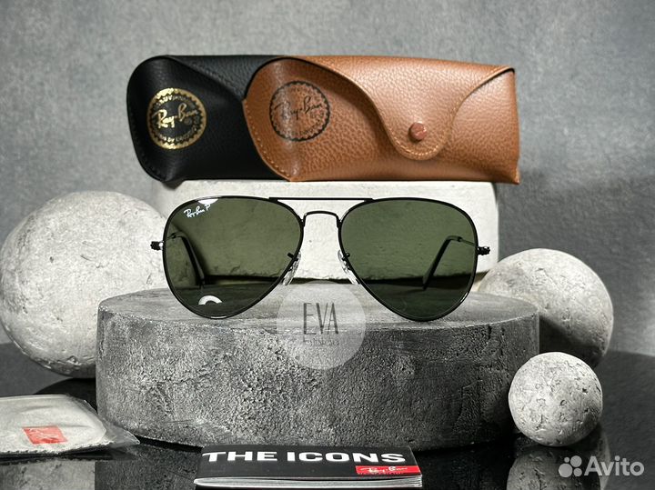 Поляризованные Очки Ray Ban Aviator RB 3025 002/58