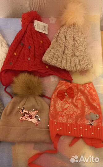 Шапка на девочку 4-6 лет