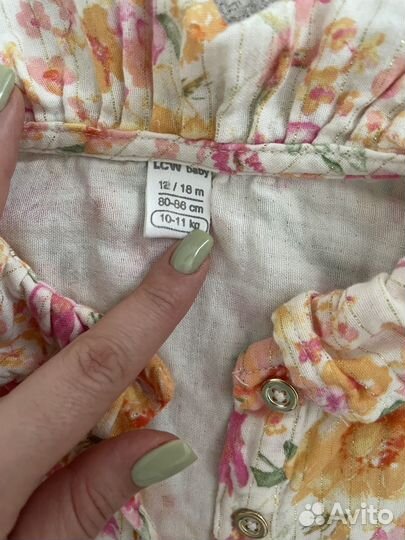 Летние фирменные вещи на девочку 86-92