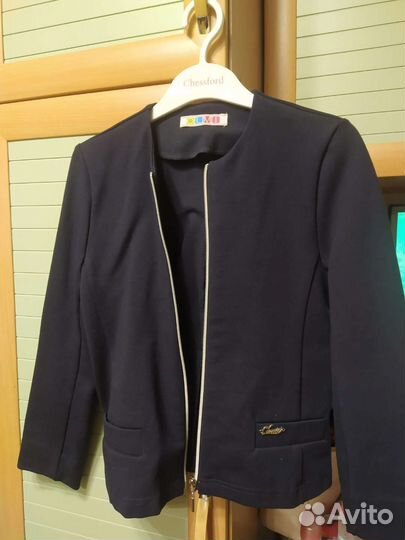 Пиджак жакет для девочки школьный олми