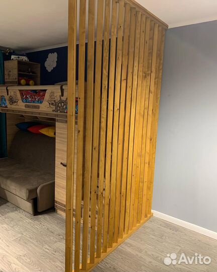 Перегородка из дерева декоративная перегородка