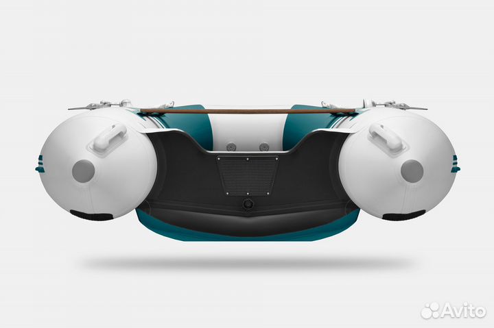 Надувная лодка gladiator E350S Морской зеленый-бел