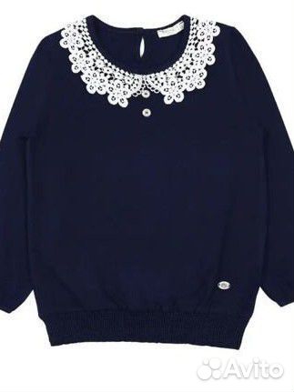 Джемпер школьный для девочки, рост 152