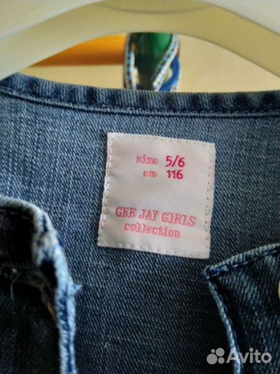 Джинсовая куртка для девочки