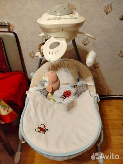 Детские электронные качели для новорожденных