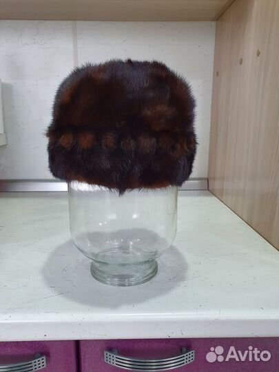 Шапка норковая женская