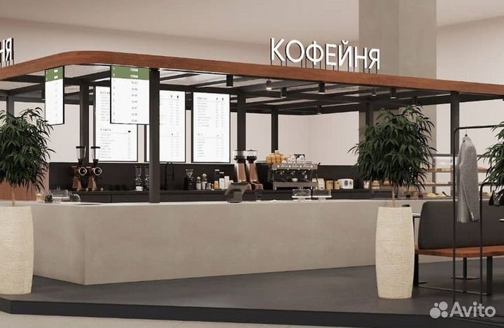 Кофейня в торговом центре