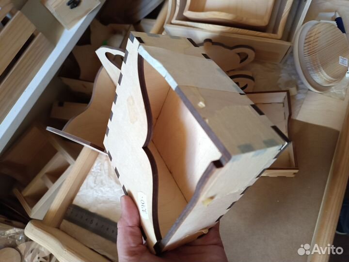 Салфетница деревянная