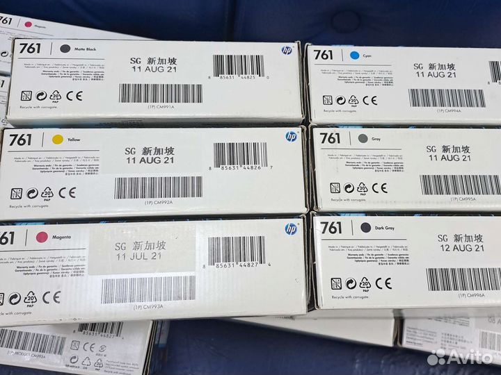 Картридж hp 761 CM991A