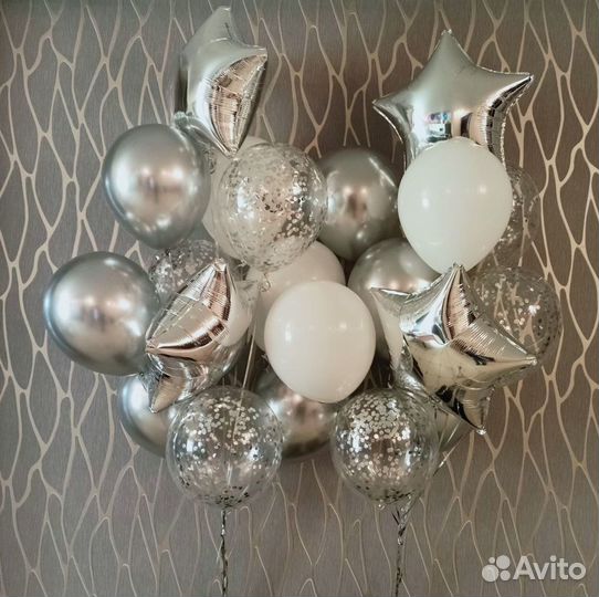 Воздушные шары на выписку из роддома для девочки